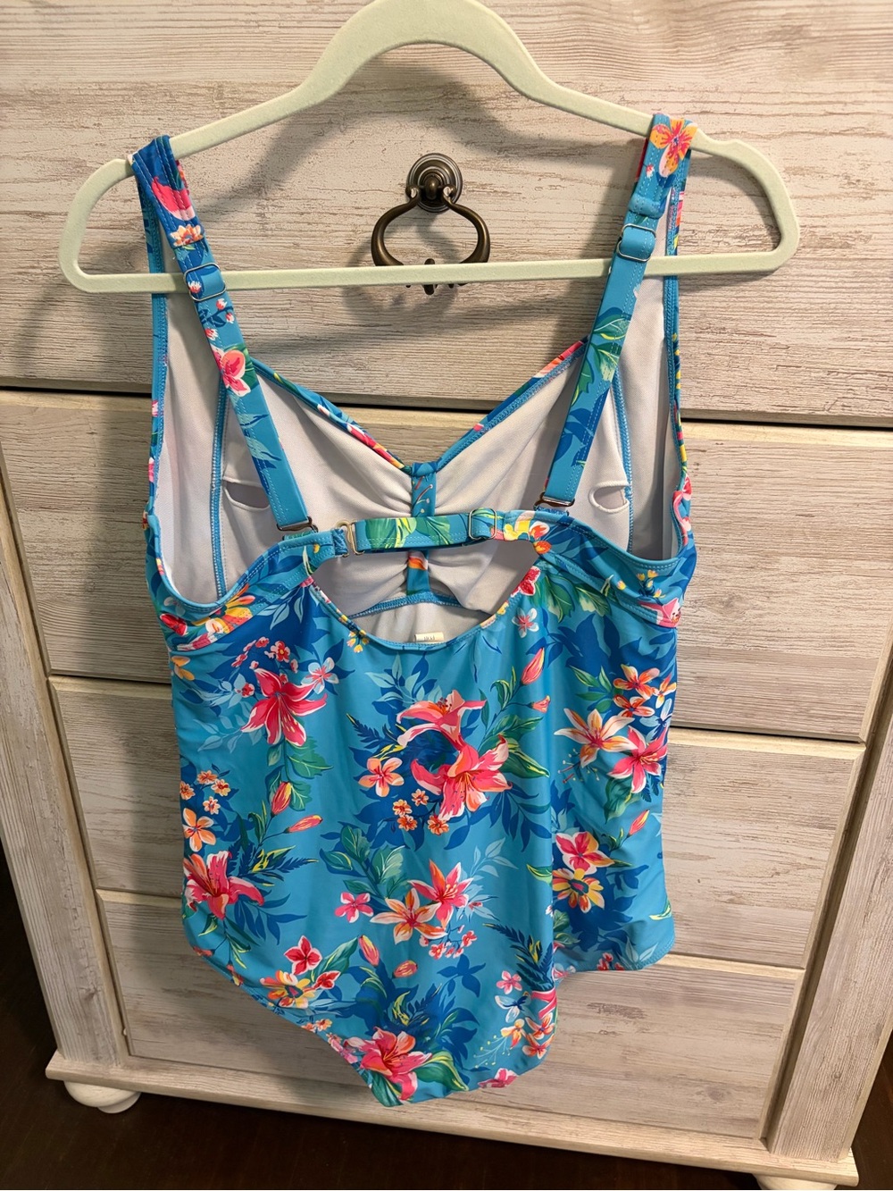 Women’s Floral Plus Size One Piece - Picture 2 of 7